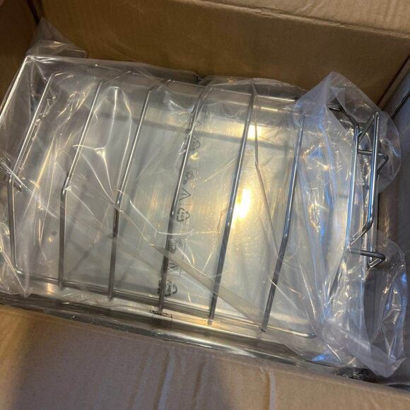 KEESHA Turkey Roasting RackStainless Steel V Rack for Roasting 13''x11'' - Picture 7 of 7